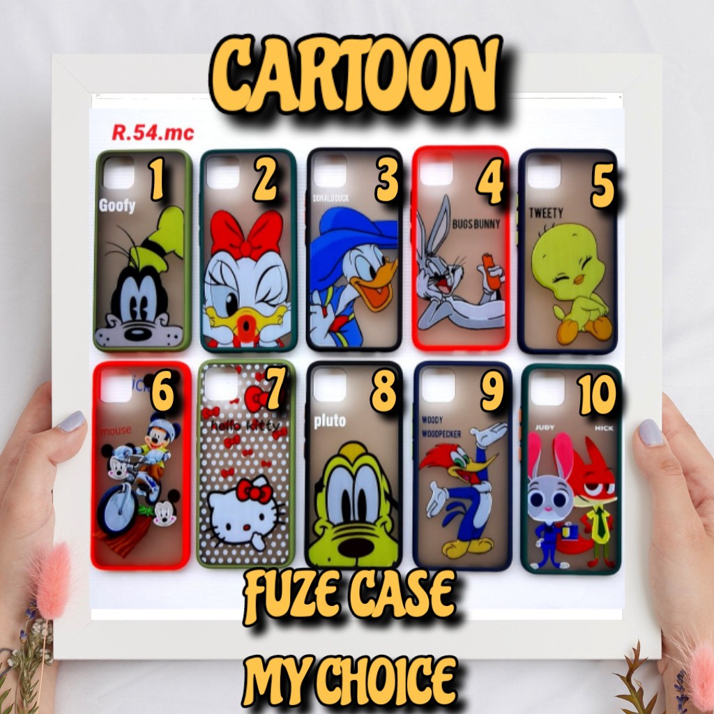 SALE!!! REALME 6/6 PRO FUZE CASE MY CHOICE Fuze Dove Karakter Kartun