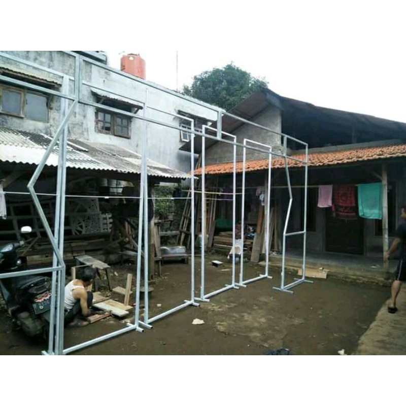 rangka besi pelaminan