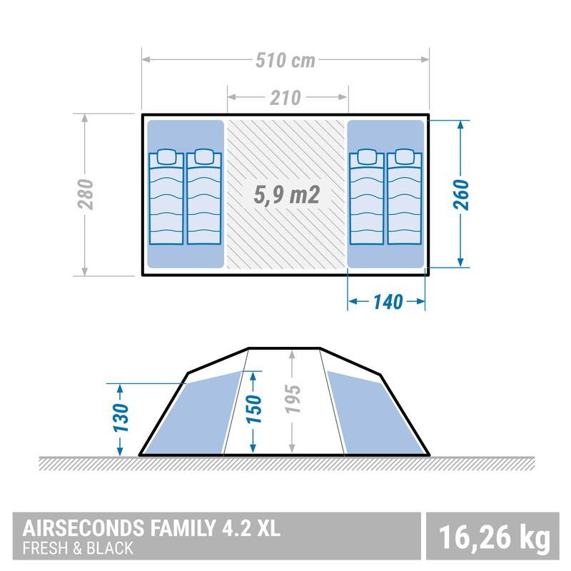 arpenaz family 4.2 fresh black