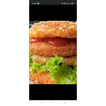 

burger crispy