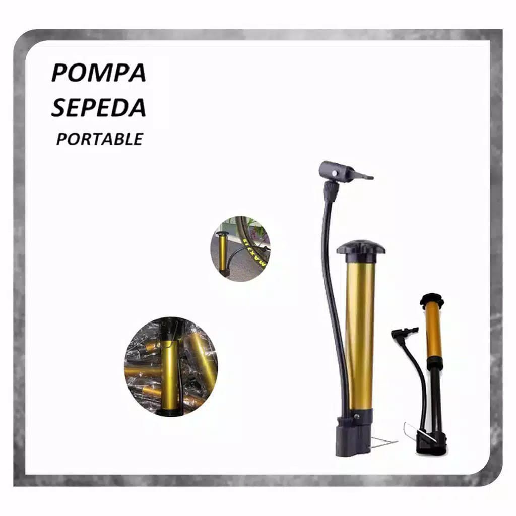 (COD) Pompa Angin Mini Bisa Untuk Sepeda Dan Bola