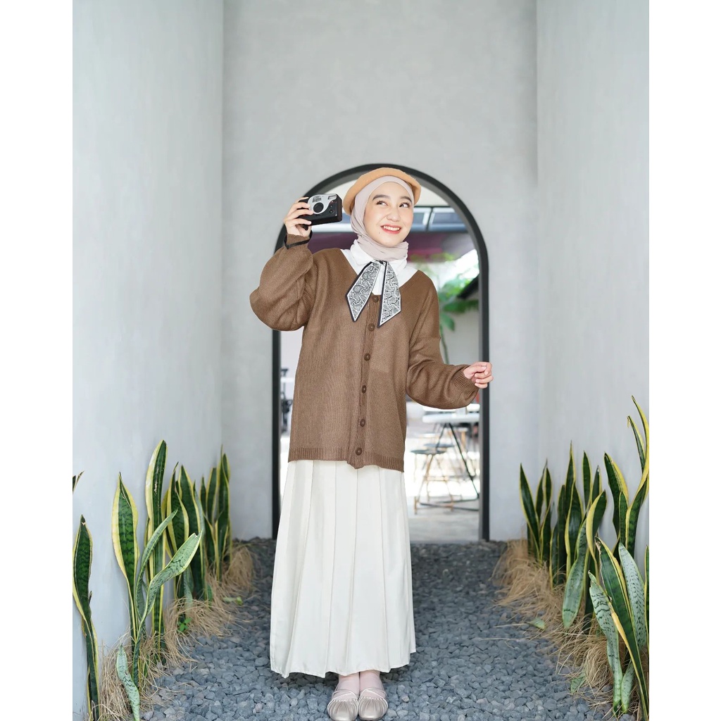 ZAERA CARDY - ATASAN WANITA - CARDIGAN - KOREAN STYLE