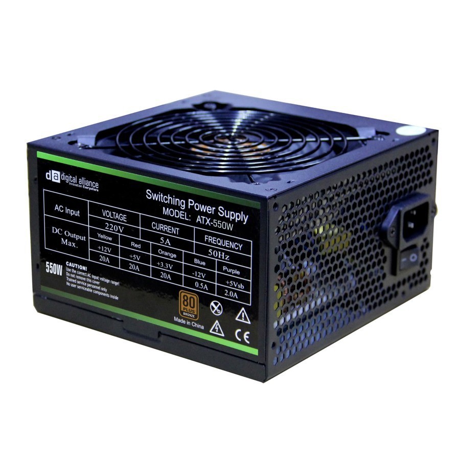 PSU / Power Supply DA Dengen 550W 80+ Bronze - Digital Alliance 80+