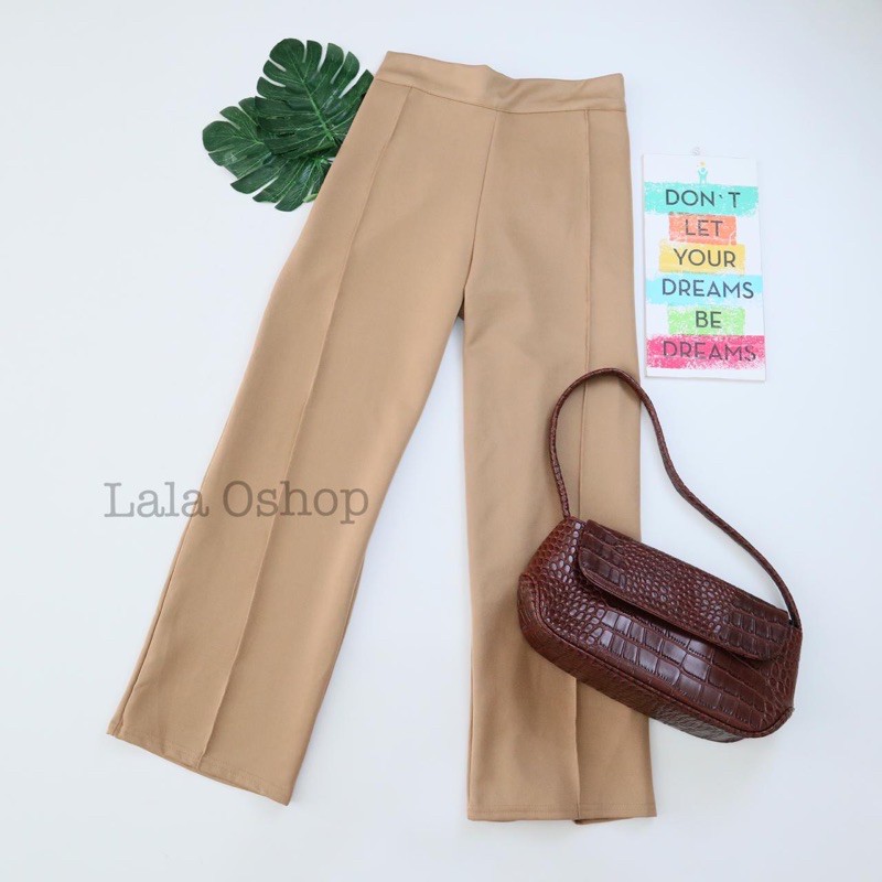 Jenny Bone Pants | Celana Cullote Wanita | Celana Kantor Premium Tebal Stretchy | Celana Kulot