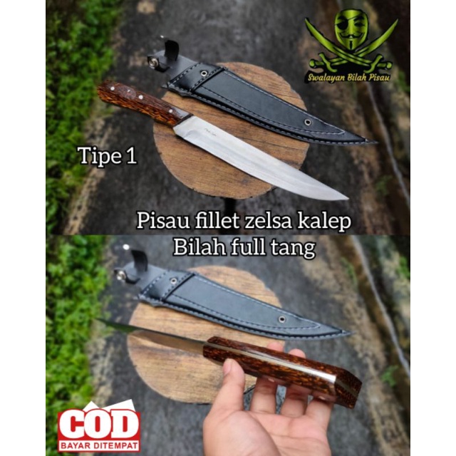 Pisau Vilet Zelsa Full Tank Pisau Dapur Pisau Kupas buah