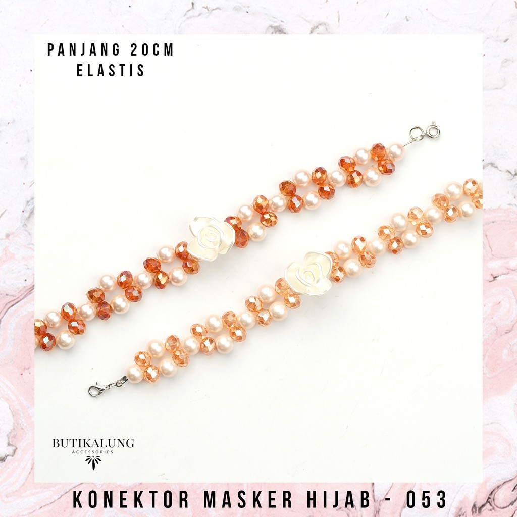 Tali Masker Hijab - Pengait Masker Jilbab - Konektor Masker Hijab