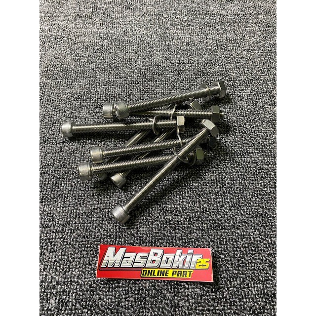 baut L pangkon mesin 14an untuk cb gl mp tiger stenlis stell