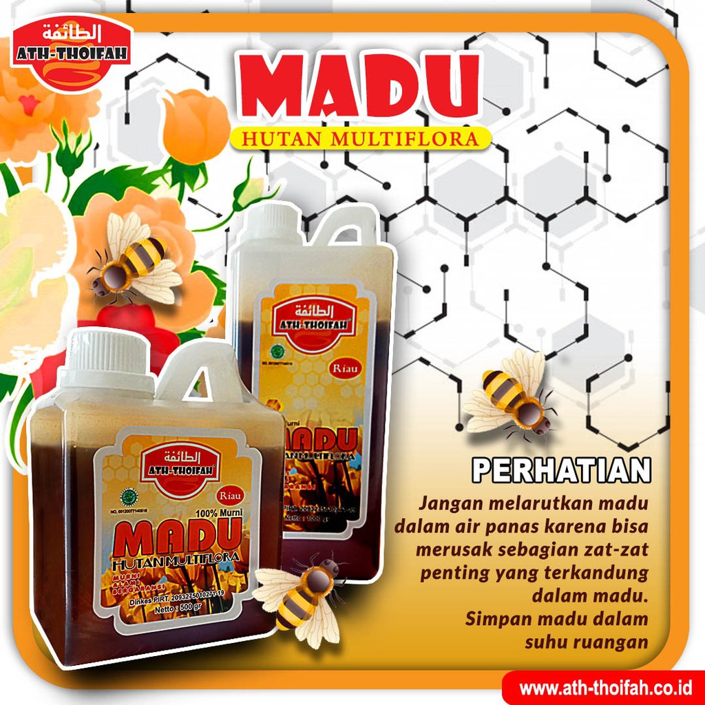 

madu hutan riau multiflora 1000 gram original terlaris best seller