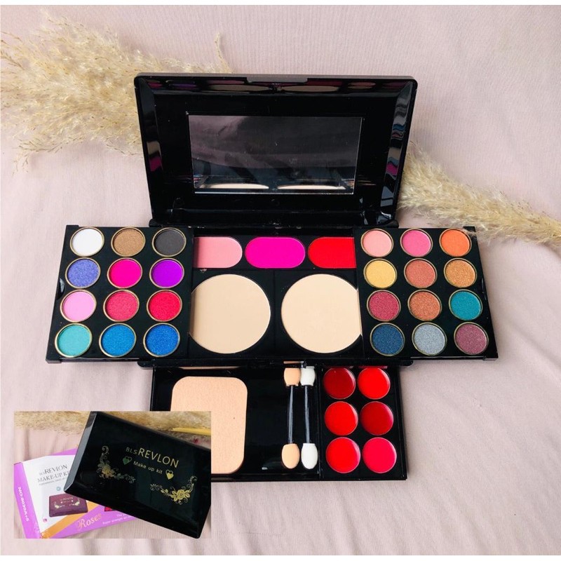 Paket Make Up Eyeshadow Revlon Dan Foundation Fit Me 3in1