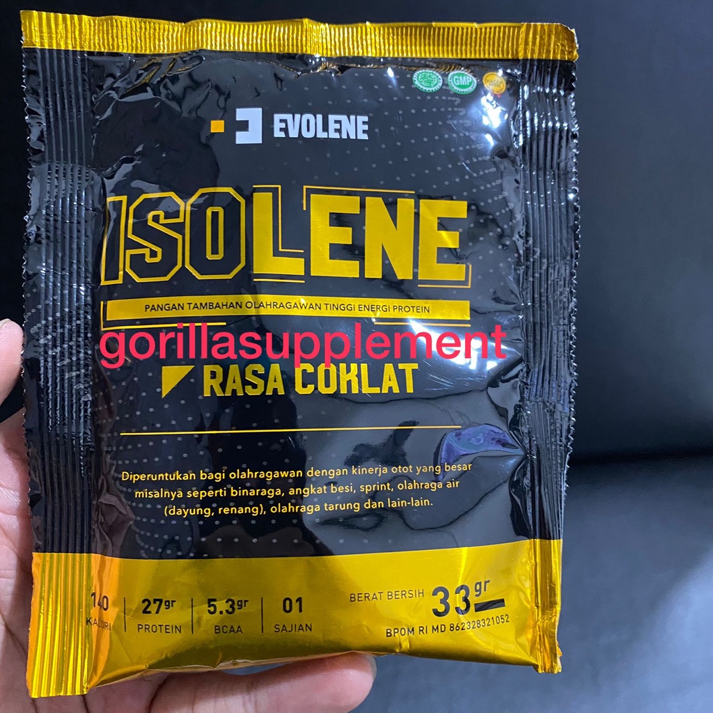 Evolene Isolene 1 Sachet 1 Serving Sac iso Lene Whey Protein isolate WPI