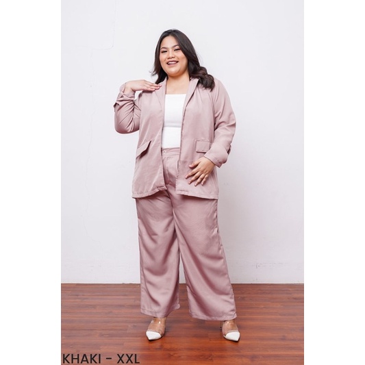 M-XXL Pepito Formal Blazer Atasan Wanita Top