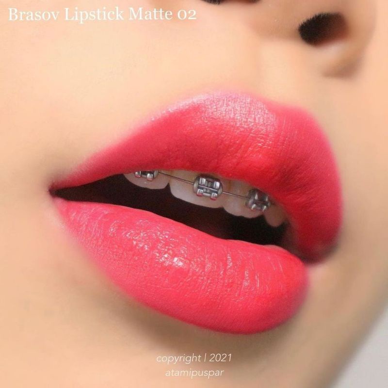 BRASOV LIPSTICK MATTE. 3,8gr/Lip Stick Brasov/BPOM