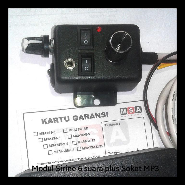 Update Modul Sirine Patwal 6 Suara Terpercaya