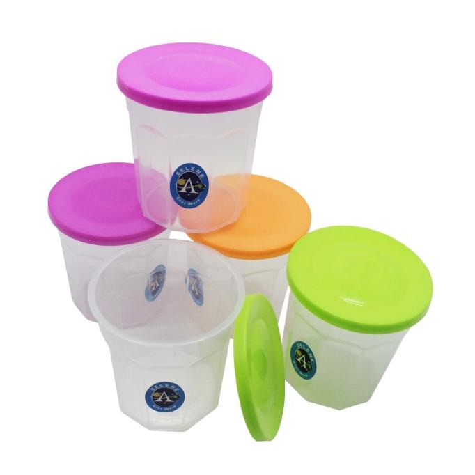 Toples Plastik Selena 12 Pcs / Tempat Penyimpanan 420 ml lynx67 Ayo Beli