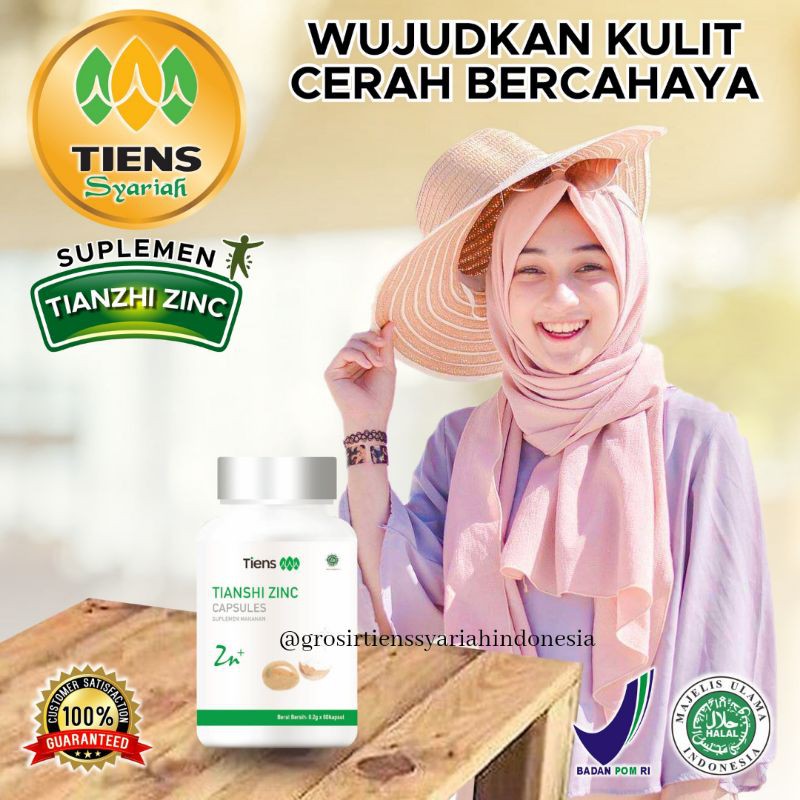 ORIGINAL ZINC CAPSULES TIENS SYARIAH