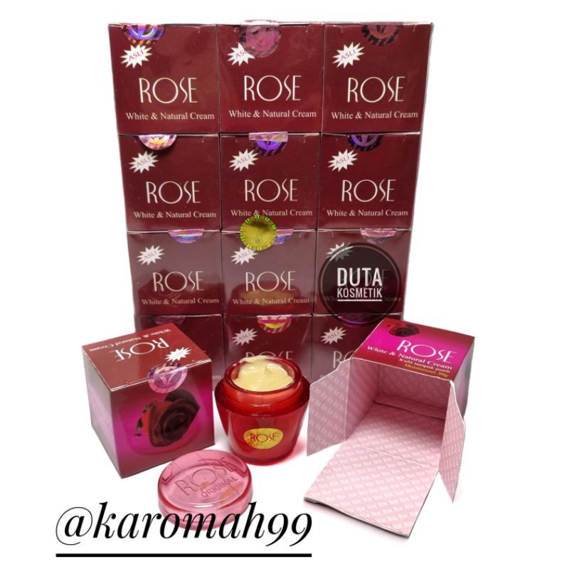 [12 pcs] CREAM ROSE ORI EMBOS LUSINAN / 55ribu