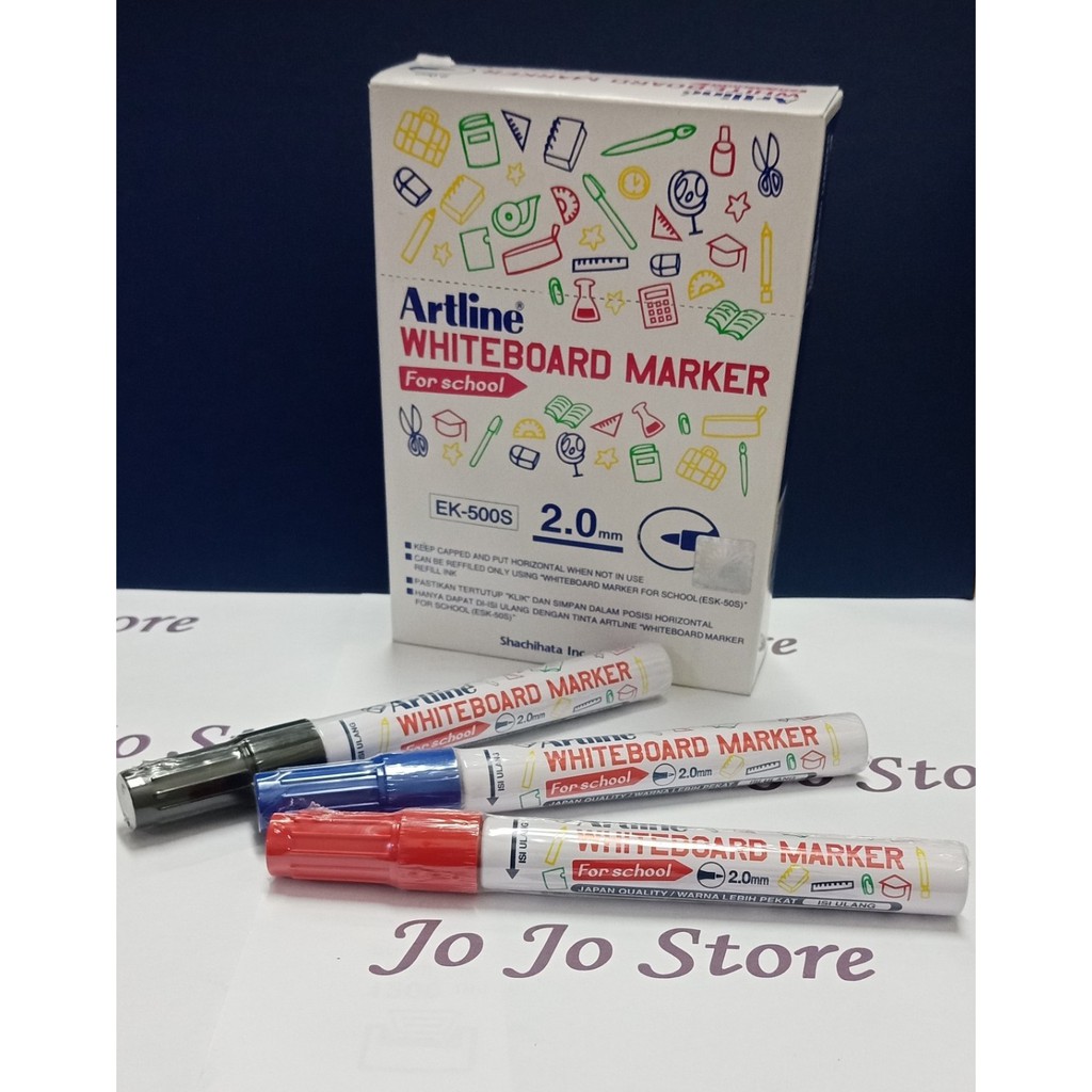 

Spidol Artline Whiteboard Marker EK-500S perlusin