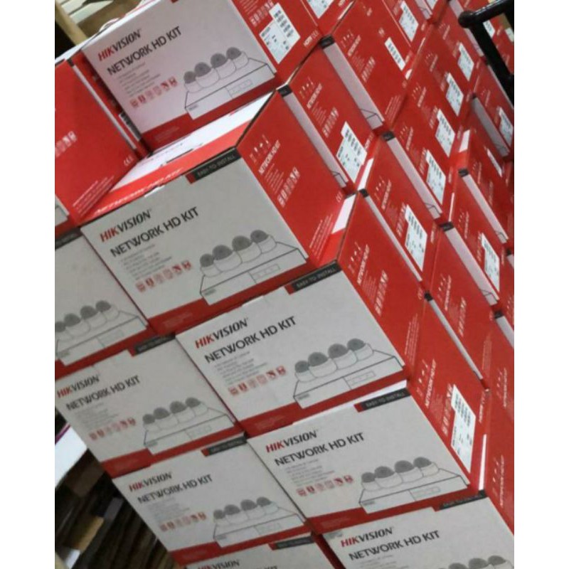 paket 4Ch Hikvision IP Camera 2MP