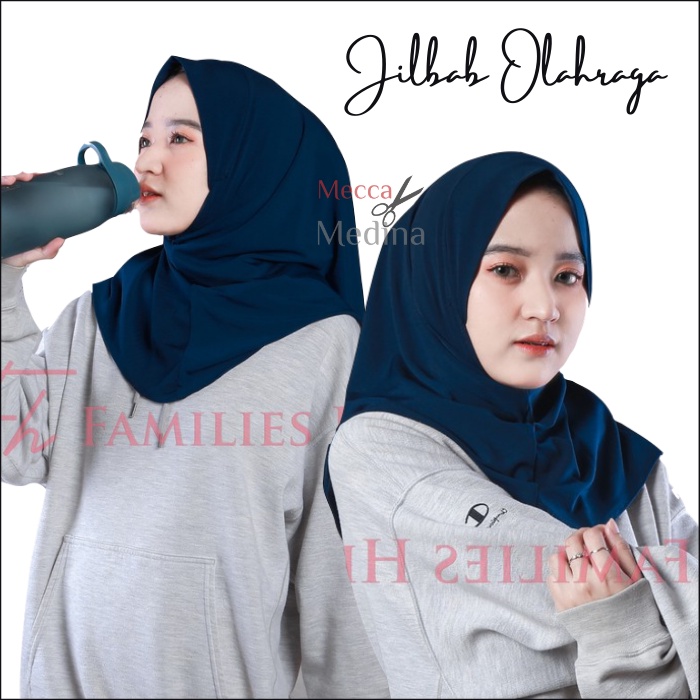 

Jilbab Olahraga Nonpet / Hijab Sport Daily / Hijab Voli