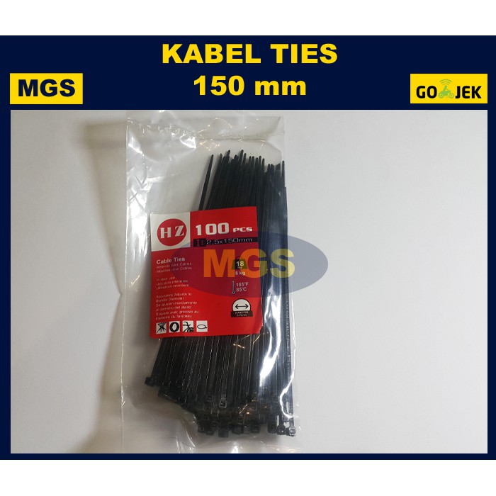 100PCS KABEL TIES 150 mm