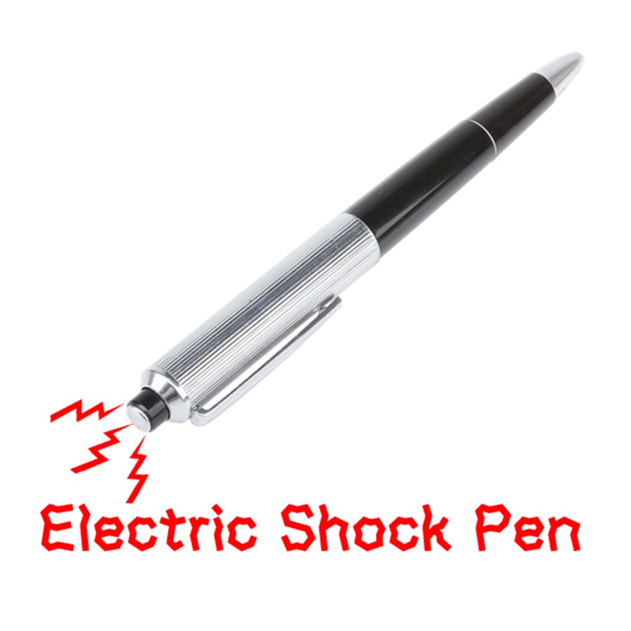 Mainan Prank Setrum Pena Pulpen Palsu Shocking Pen PN021