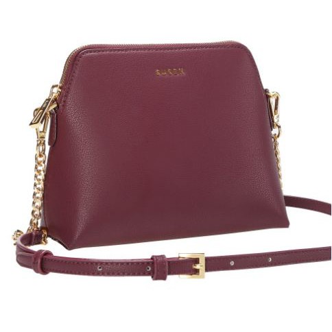 Susen Tas Wanita Basic Sling Chain Bag Red Wine