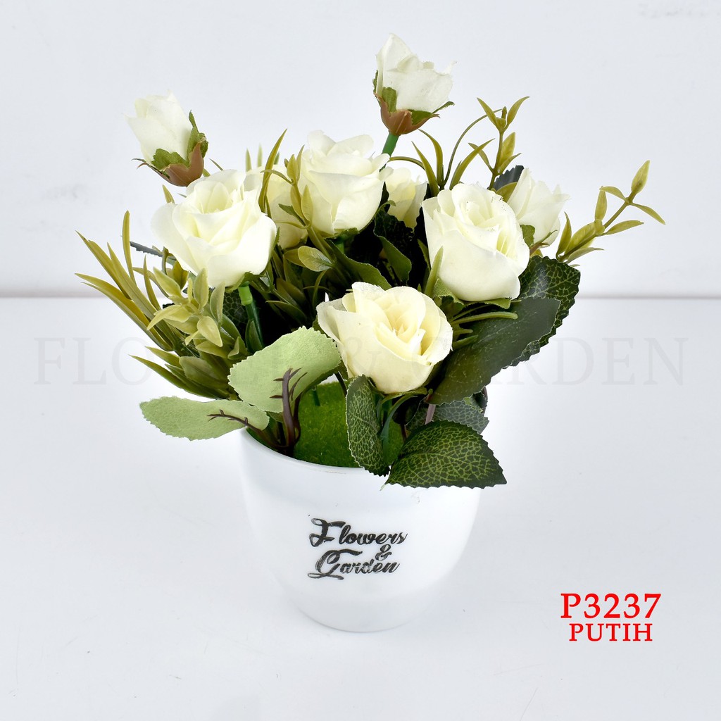 TIB P3237 TANAMAN BUNGA HIAS POT TANAMAN HIAS DEKORASI RUMAH DAN BUNGA PLASTIK-5