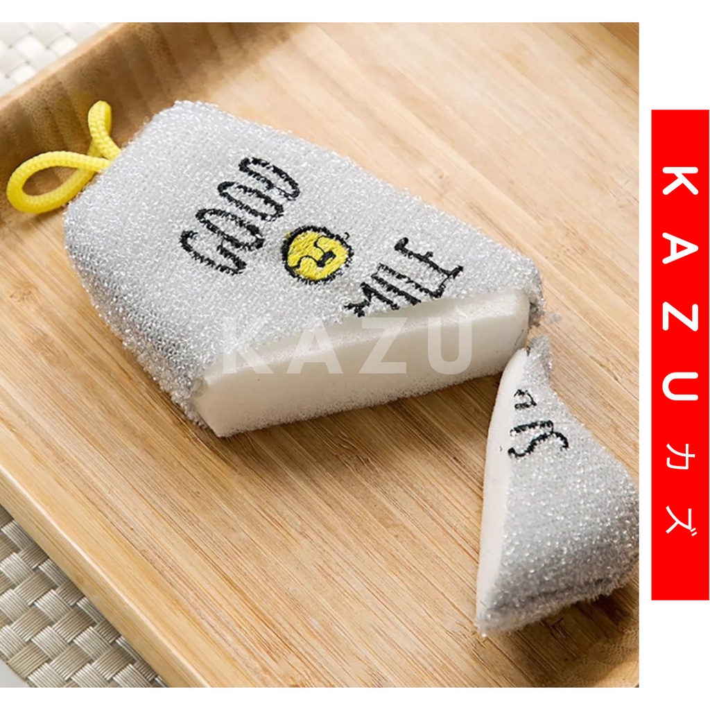 KAZU KHL244 Spons Cuci Piring Karakter Kitchen Sponge Spon Motif Lucu