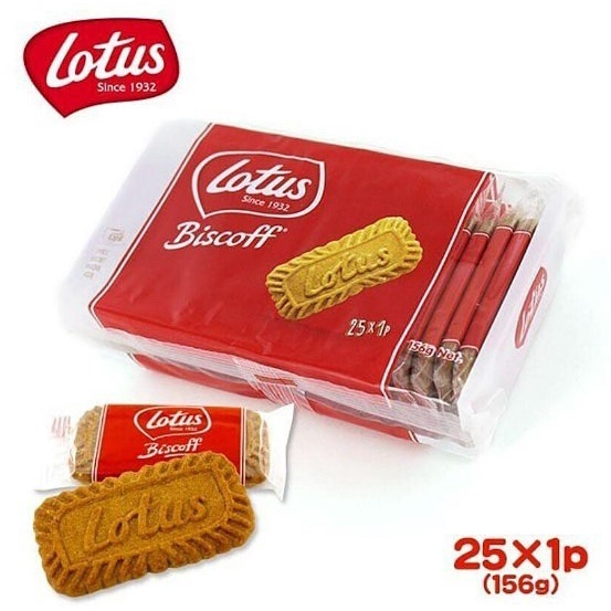 

Lotus Biscoff Caramelized Biscuit Individual Pack 156gr isi 25 pcs