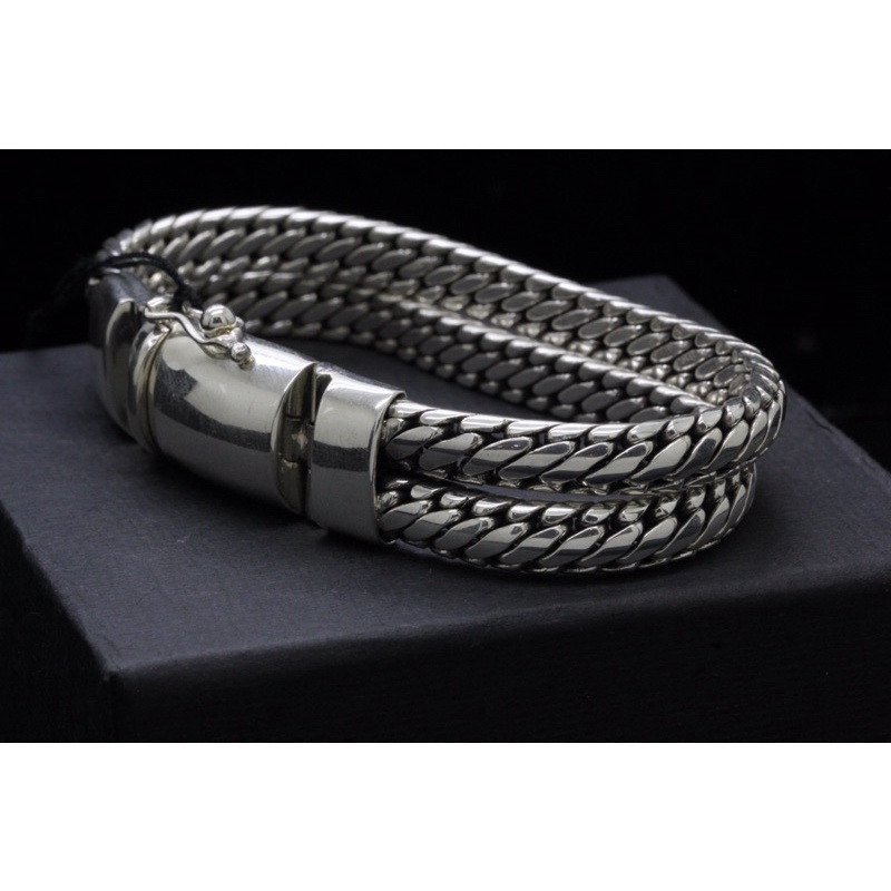 GELANG PERAK RANTAI PERAK BAKAR ASLI 925 BALI HAND MADE