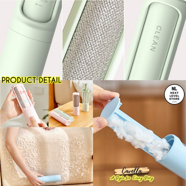 Pet Hair Removal Brush Lint Roll Pembersih Bulu Hewan Pets - BIRU