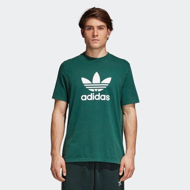 Adidas Men Trefoil Tee Green Originals
