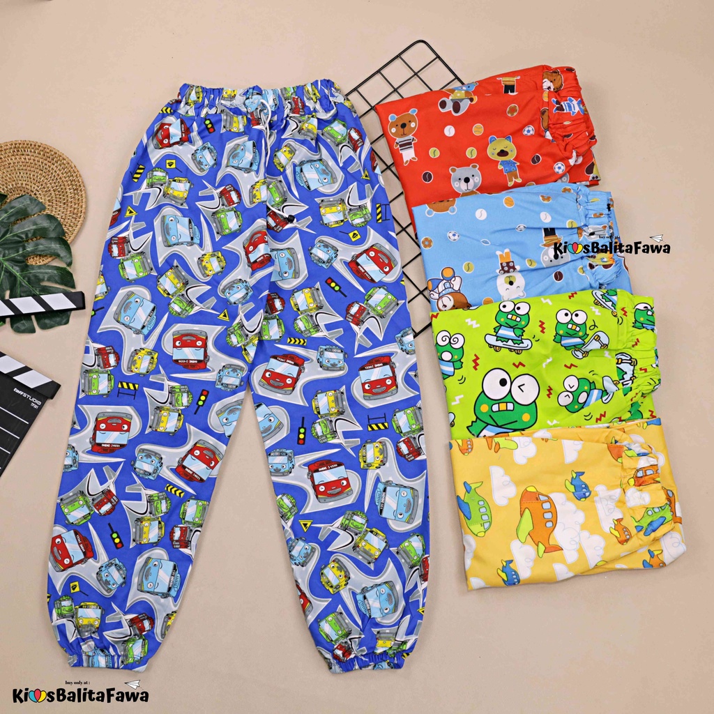 (Anak Laki) Jogger KARAKTER Uk 1-12 Tahun / Joger Pants Celana Panjang Anak  Laki Cowok Grosir