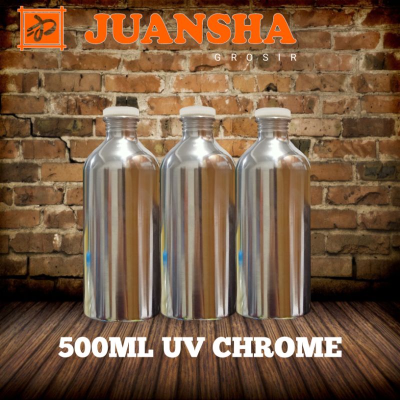 BOTOL PARFUM 500ML UV CHROME || KALENG PARFUM