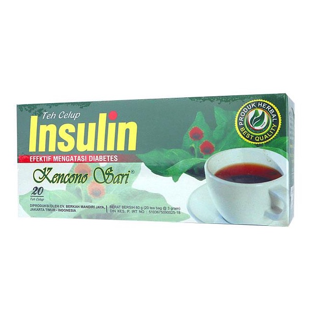 

Teh Celup Insulin Kencono Sari 20 Sachet / Efektif Mengatasi Diabetes