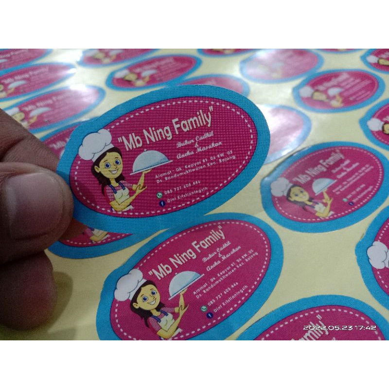 

Stiker Kromo Custom + Kisscut | Label Makanan | Label Minuman | Dundunan | Tedhak Siten