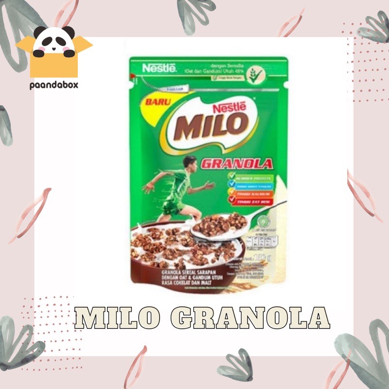 

Nestle Milo Granola Sereal Sarapan Coklat [120gr]