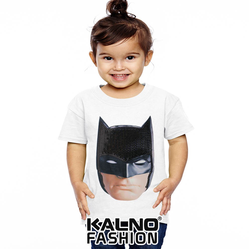 kaos baju anak BTMAN MUKA umur 1 - 7 tahun, baju anak super hero, baju anak karakter