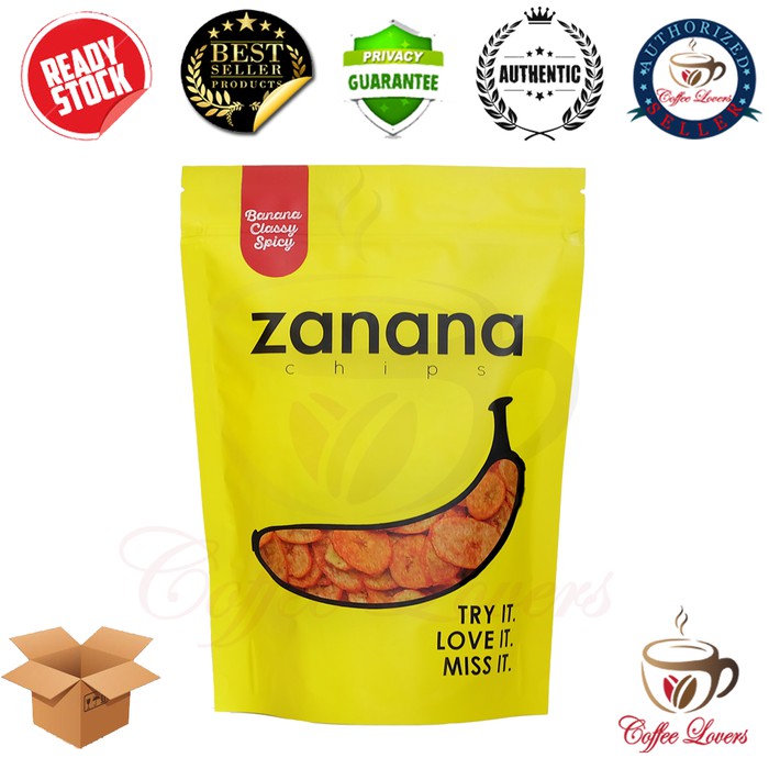 

Zanana Chips - Keripik Pisang Rasa Classy Spicy