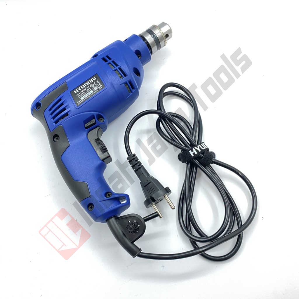 HYUNDAI HDED108 Mesin Bor Besi Kayu 10 mm - Electric Drill