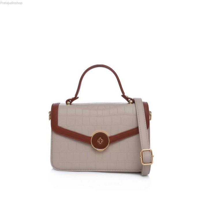 Tas Emsio by Elizabeth Blissany Handbag - Cream