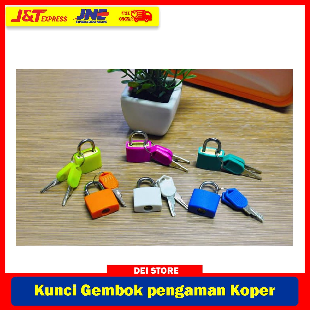 Gembok Koper Padlock / Kunci Pengaman Koper / Gembok Anti Maling / Kunci Koper