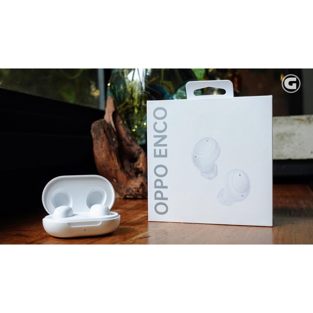 OPPO Enco Buds W12 bluetooth headset earphone handsfree waterproof 5.2 - Putih