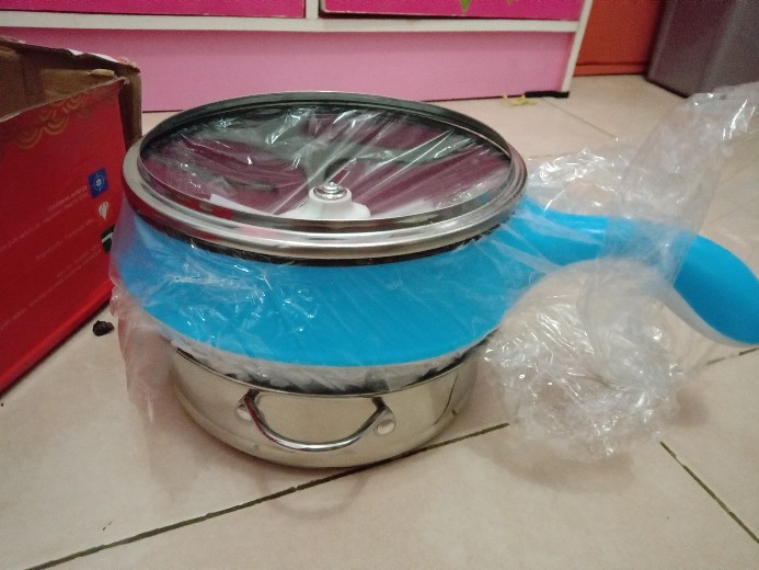 Pe8 Multifunctional Electric Fry Pan Panci Listrik Lapisan Keramik