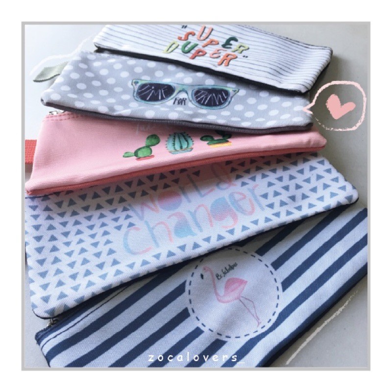 MINI POUCH MULTIFUNGSI / Wadah Tas Kecil Make up Aksesoris Traveling / Tempat pensil koin / Kantong untuk Gift Suvenir Hadiah