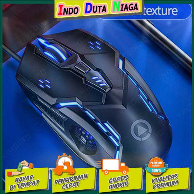 IDN TECH - Silver Eagle Mouse Gaming LED RGB 3200 DPI Silent Version - G5