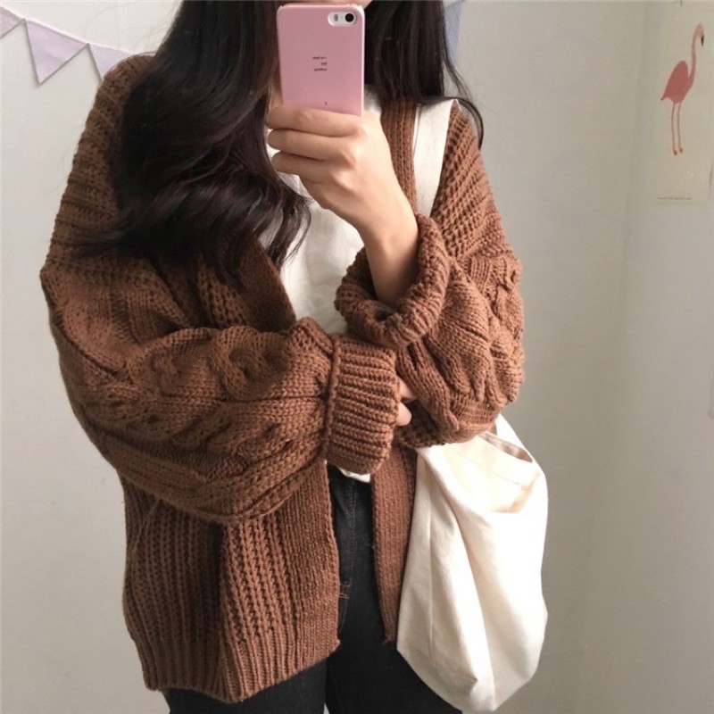 CARDIGAN RAJUT ALA KOREA