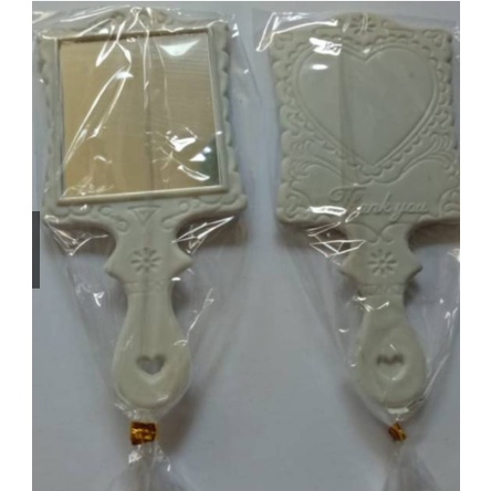 Souvenir Pernikahan Cermin Putih | Souvenir kaca putih Souvenir pernikahan unik