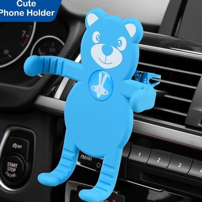 Car Phone Holder Kartun Vent Holder Kartun Holder AC Mobil Karakter lynx67 Kualitas Baik