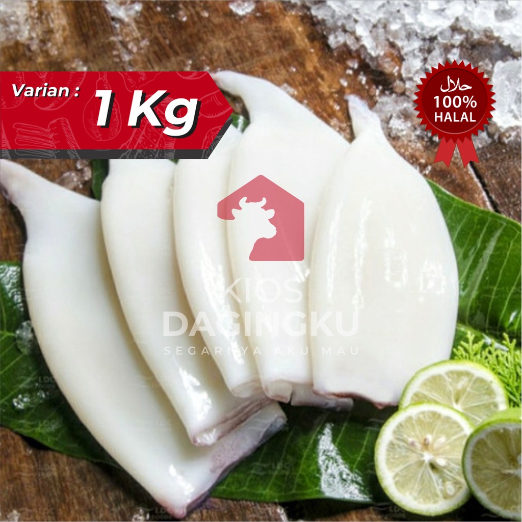 

Cumi Fillet / Cumi Tube / Cumi Kupas - 1kg